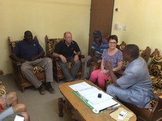 Réunion (janvier 2018) avec Mr le Maire