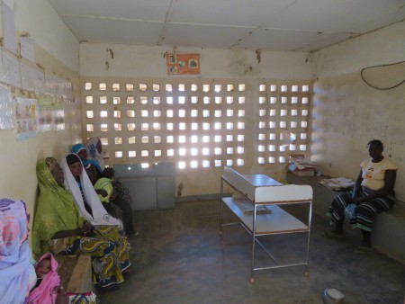 salle d'attente de la maternité